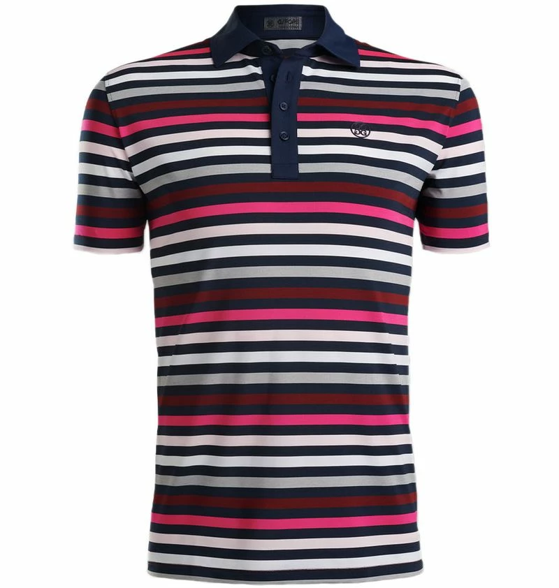 G/Fore Men's Favorite Stripe Tech Jersey Polo 3 G/Fore Men's Favorite Stripe Tech Jersey Polo