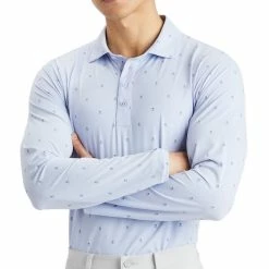 G/Fore Men&apos;s Skull & T&apos;s Ice Nylon Sun Shirt -GOIF SHOP 10000775 800 auto