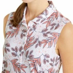 PUMA Women&apos;s CLOUDSPUN Flora Sleeveless Golf Polo -GOIF SHOP 10035992 800 auto