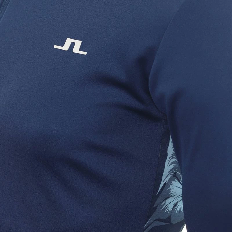 J. Lindeberg Men's Golf Emanuel 1/4 Zip Mid Layer Pullover 5 J. Lindeberg Men's Golf Emanuel 1/4 Zip Mid Layer Pullover - Image 3