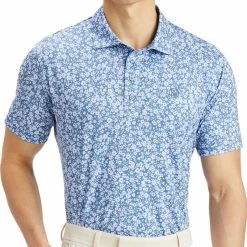 G/Fore Men's Mini Floral Tech Jersey Polo -GOIF SHOP 10158813 800 auto