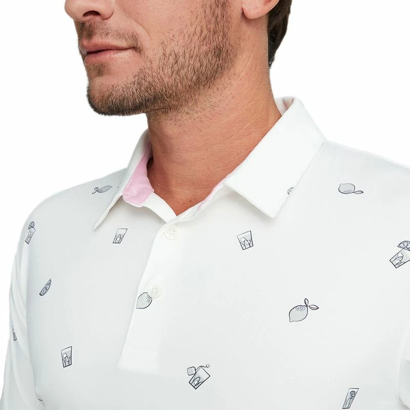 PUMA Men's AP CLOUDSPUN Citrus Polo 4 PUMA Men's AP CLOUDSPUN Citrus Polo - Image 2