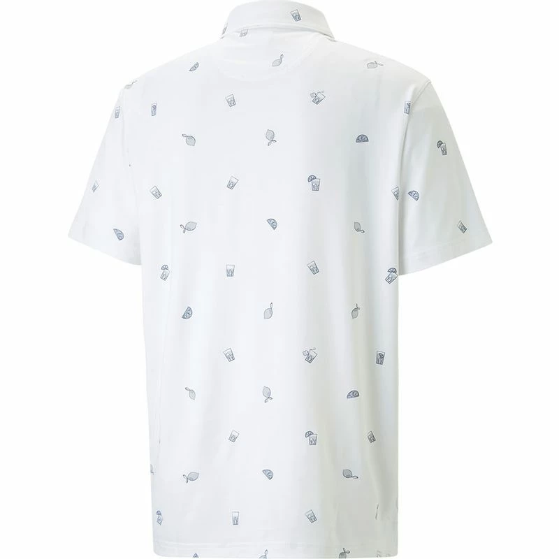 PUMA Men's AP CLOUDSPUN Citrus Polo 5 PUMA Men's AP CLOUDSPUN Citrus Polo - Image 3