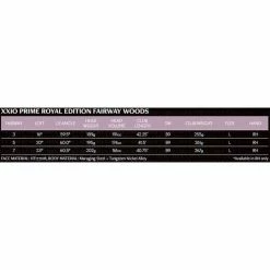 XXIO Women&apos;s Prime Royal Edition Fairway -GOIF SHOP 10516429 800 auto