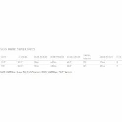 XXIO Prime 11 Driver -GOIF SHOP 9243666 800 auto