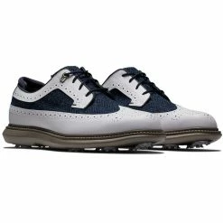 FootJoy Men&apos;s Limited Edition FJ X Harris Tweed Wing Tip Traditions Golf Shoes -GOIF SHOP 9807731 800 auto