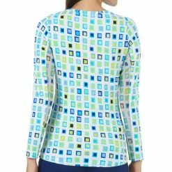 IBKUL Women's Eloise Print Long Sleeve Crew Neck Top 5 IBKUL Women's Eloise Print Long Sleeve Crew Neck Top -GOIF SHOP 9828968 800 auto