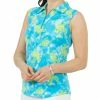 IBKUL Women's Marcella Print Sleeveless Polo 2 IBKUL Women's Marcella Print Sleeveless Polo -GOIF SHOP 9832013 800 auto