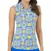 IBKUL Women&apos;s Nora Print Sleeveless Polo -GOIF SHOP 9832357 800 auto