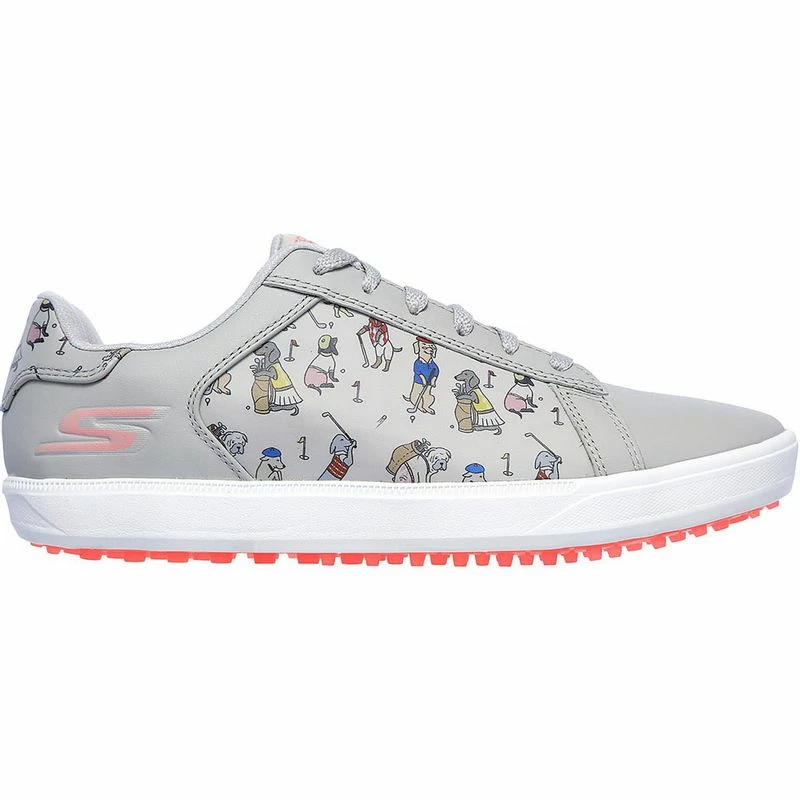 Skechers Women's Go Golf Drive 4 Dogs At Play Spikeless Golf Shoes 3 Skechers Women's Go Golf Drive 4 Dogs At Play Spikeless Golf Shoes