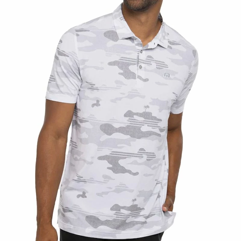 TravisMathew Men's Heater Camo Polo 3 TravisMathew Men's Heater Camo Polo