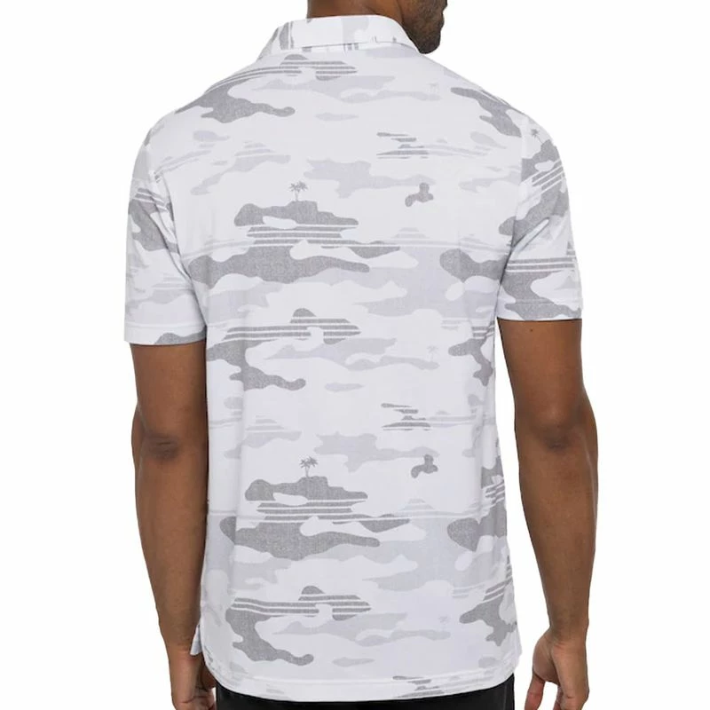 TravisMathew Men's Heater Camo Polo 4 TravisMathew Men's Heater Camo Polo - Image 2
