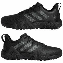 Adidas Men&apos;s Limited Edition Triple Black CODECHAOS 22 Spikeless Golf Shoes -GOIF SHOP 9902668 800 auto