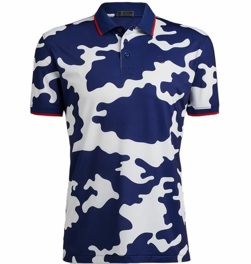 G/Fore Men's Exploded Camo Tech Jersey Polo 3 G/Fore Men's Exploded Camo Tech Jersey Polo