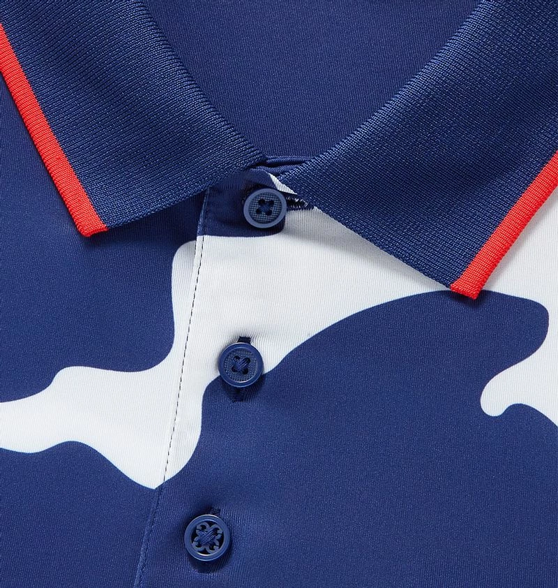 G/Fore Men's Exploded Camo Tech Jersey Polo 6 G/Fore Men's Exploded Camo Tech Jersey Polo - Image 4