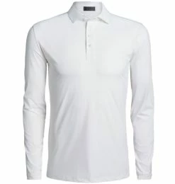 G/Fore Men&apos;s Ice Nylon Sun Long Sleeve Polo