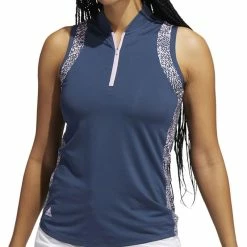 Adidas Women's Ultimate365 Sleeveless 1/4 Zip Polo -GOIF SHOP 9999819 800 auto